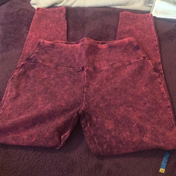 NWOT Zenana Women’s Wide Waistband Mineral Washed Leggings - Picture 1 of 10